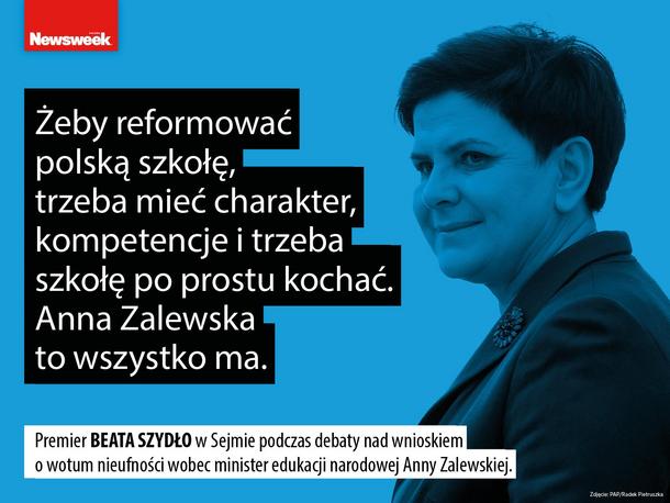 Beata Szydło  cytaty tygodnia