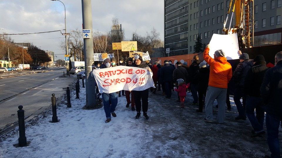 Protest na Woli Warszawa. Materiały prasowe 9