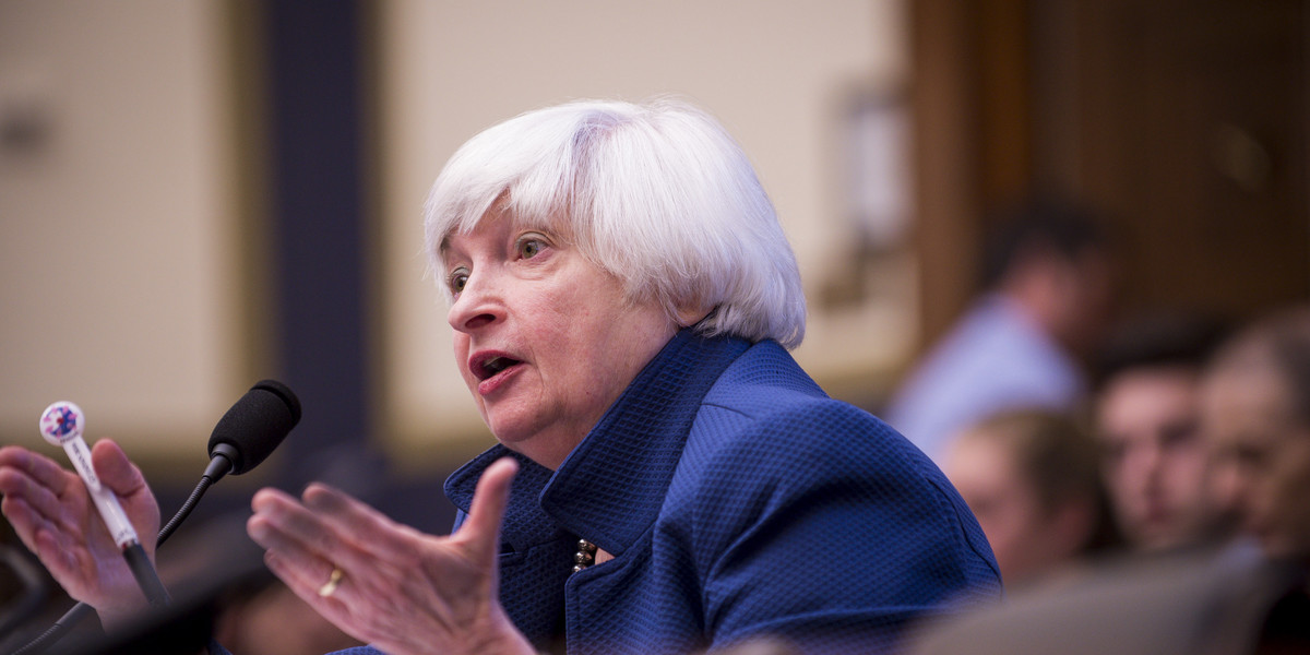 Yellen rozczarowała inwestorów bowiem w swoim wystąpieniu nie porusza w ogóle tematów związanych z polityką monetarną