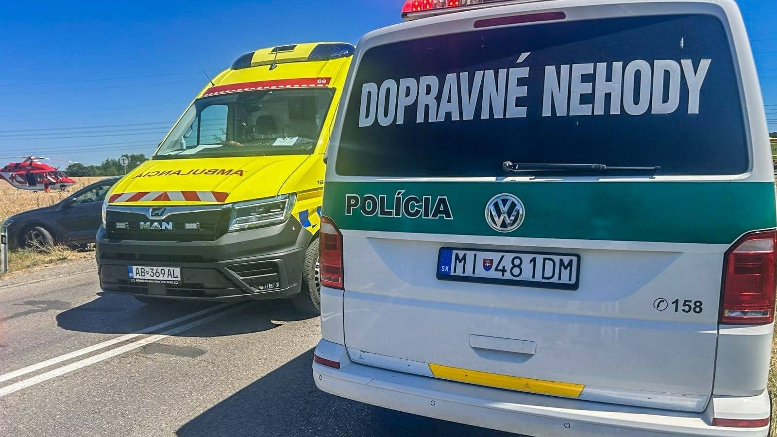 Dopravná nehoda, ilustračná fotka.