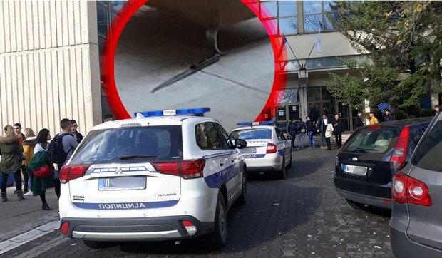 Napad na Elektronskom fakultetu u Nišu, nož, KOMBO