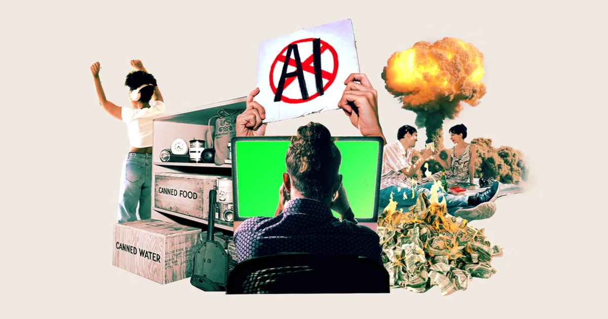 Orgie, bunkry przetrwania i życiowe przewroty. Poznaj preppersów ery AI