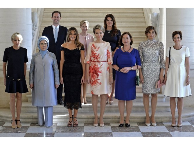 'Drugie połowy' przywódców krajów NATO na szczycie w Brukseli