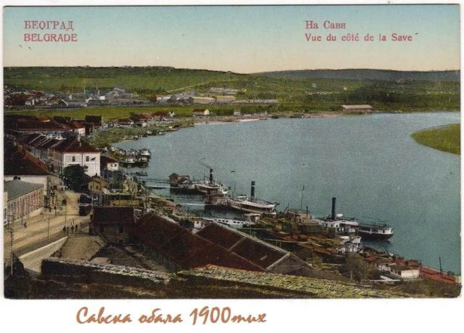 Savska obala, 1910.
