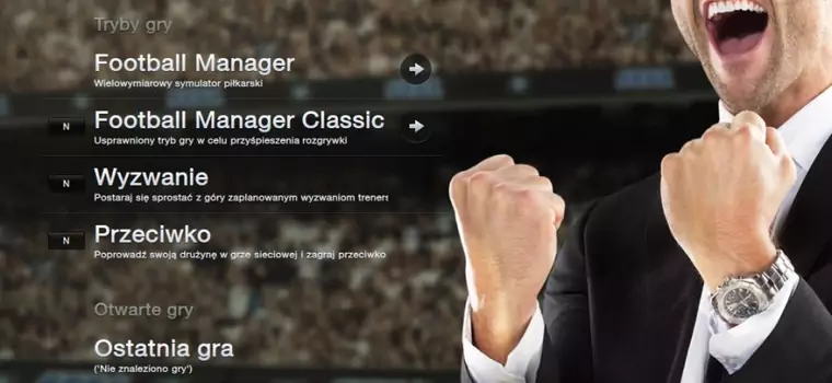 Football Manager 2013 z konkretną datą premiery