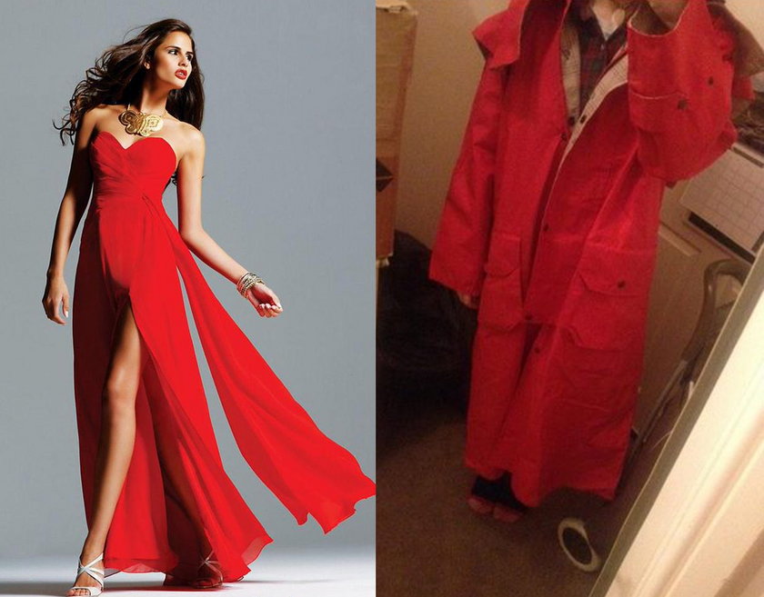 Czerwona sukienka, a może sztormiak?
