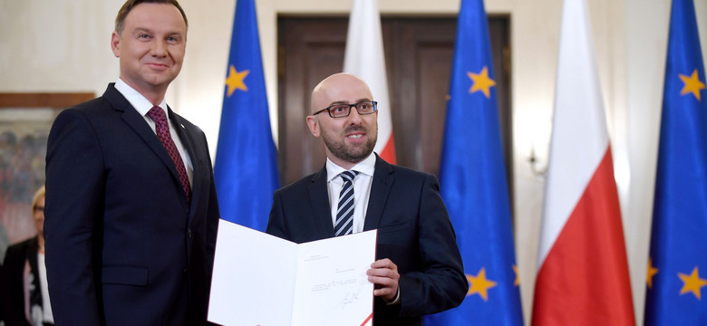 Krzysztof Łapiński już oficjalnie rzecznikiem prezydenta. "Jestem wdzięczny panu ministrowi za podjęcie tej decyzji"