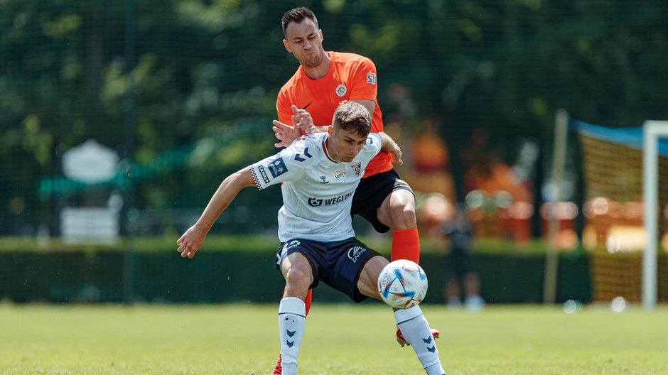 Szymon Włodarczyk z dobrej strony pokazał się w sparingach Górnika Zabrze.