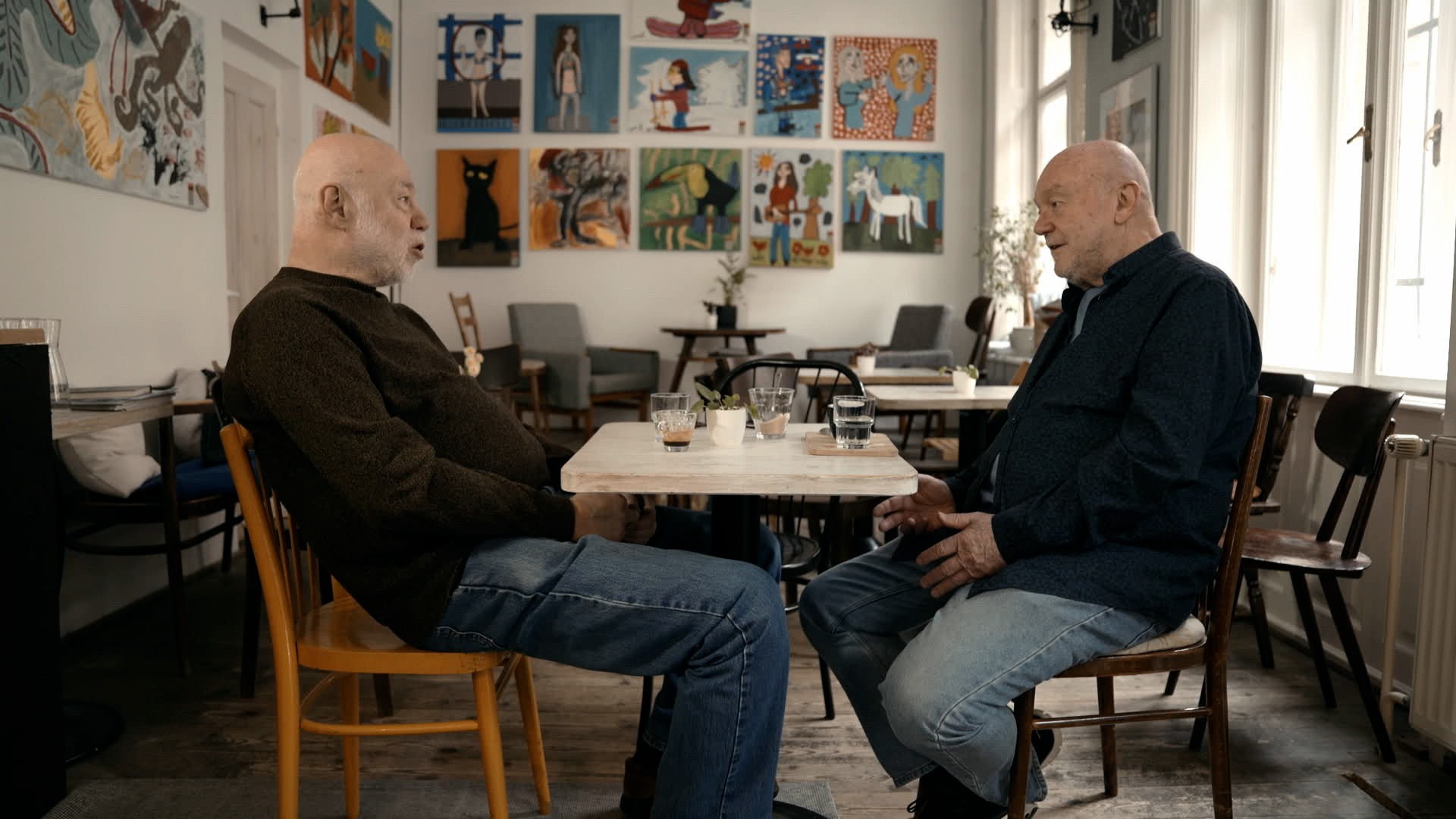 Dokumentárny cyklus Textári: Ján Štrasser a Peter Lipa.