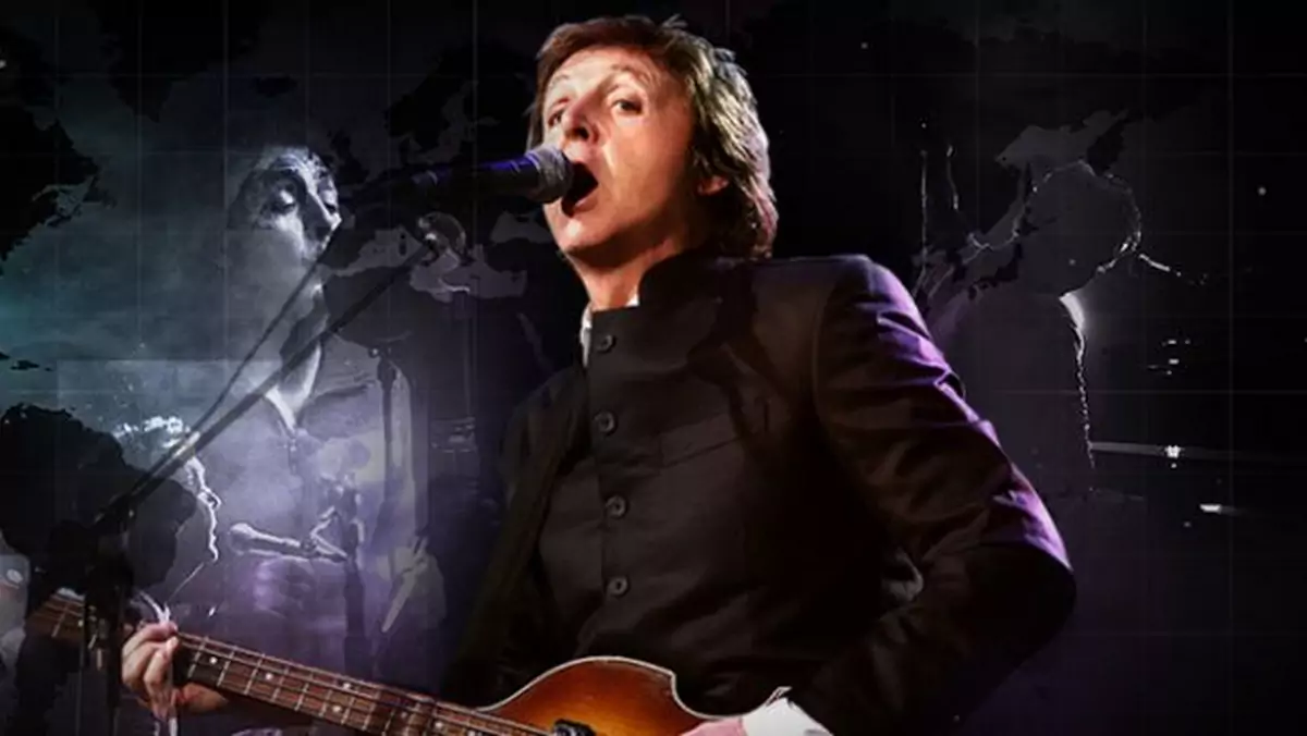 Paul McCartney próbuje swoich sił przy grze komputerowej