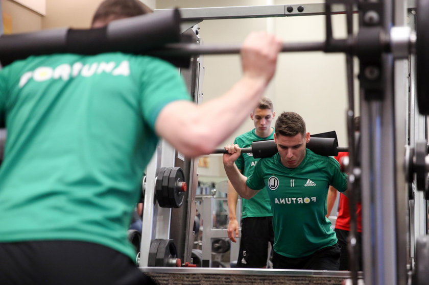 Pilka nozna. Ekstraklasa. Legia Warszawa. Trening. 11.01.2018