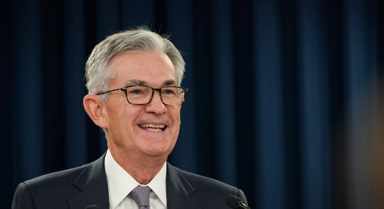 Federal Reserve Chairman Jerome Powell holds a news conference following a closed two-day Federal Open Market Committee meeting in Washington, U.S., September 18, 2019. REUTERS/Sarah Silbiger