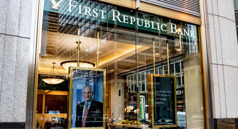 First Republic Bank branch on Park Avenue in New York City.Michael Brochstein/SOPA Images/LightRocket via Getty Images