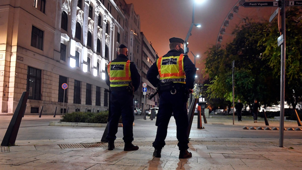 Maďarskí policajti - ilustračná foto