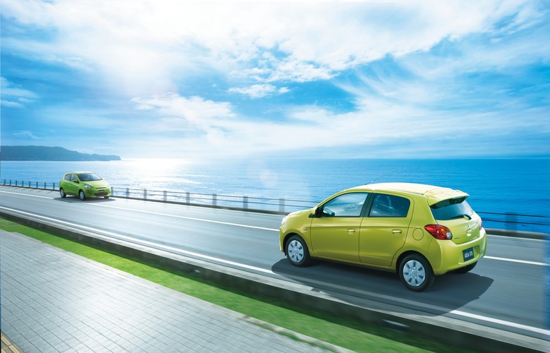 Mitsubishi mirage, który w Europie będzie dostępny jako space star