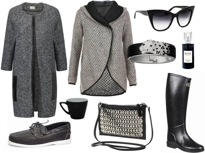 Jesienne STYLIZACJE dla niej ze swetrem w roli głównej