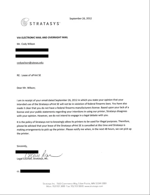 Oświadczenie firmy Stratys, która wycofała sie z umowy leasingowej