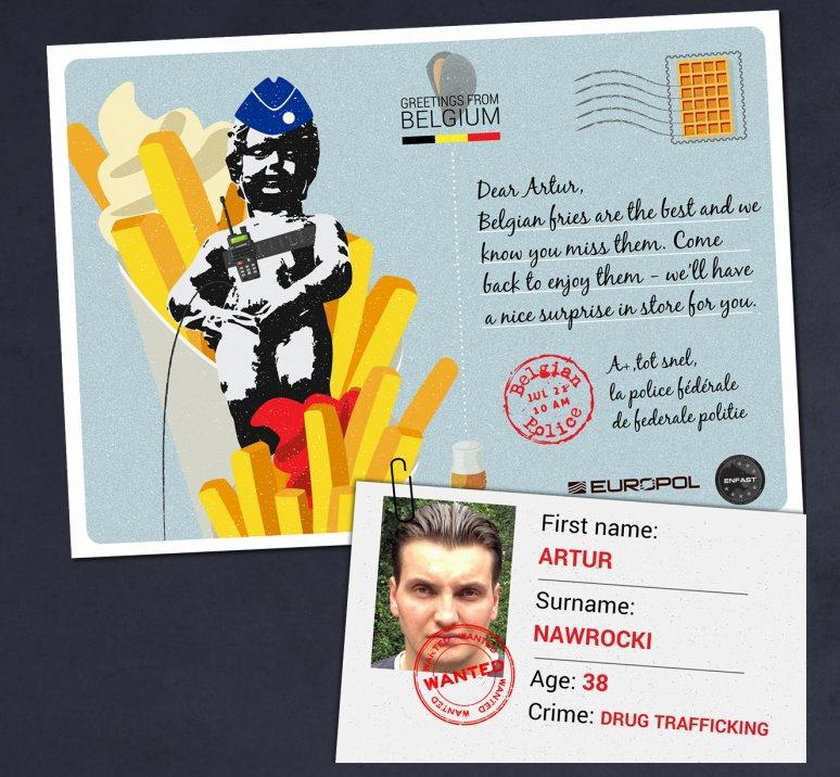 Europol wysyła pocztówki przestępcom