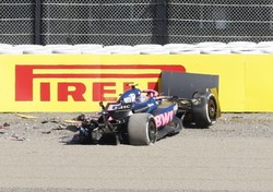 Groźny wypadek na torze Formuły 1. Jack Doohan roztrzaskał bolid przed Grand Prix Japonii