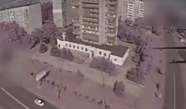 Kadr z nagrania udostępnionego przez wywiad wojskowy Ukrainy