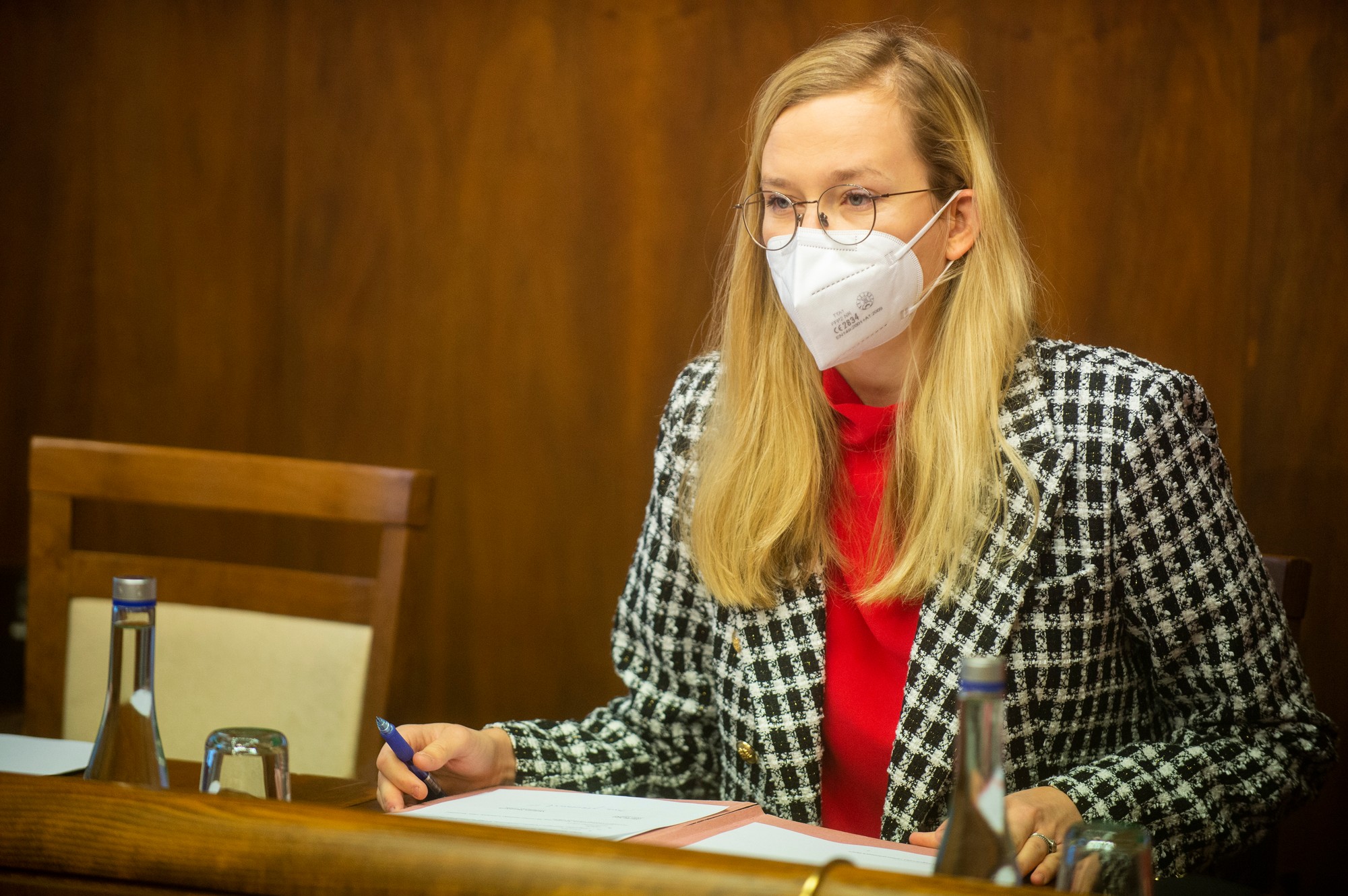 Poslankyňa Vladimíra Marcinková.