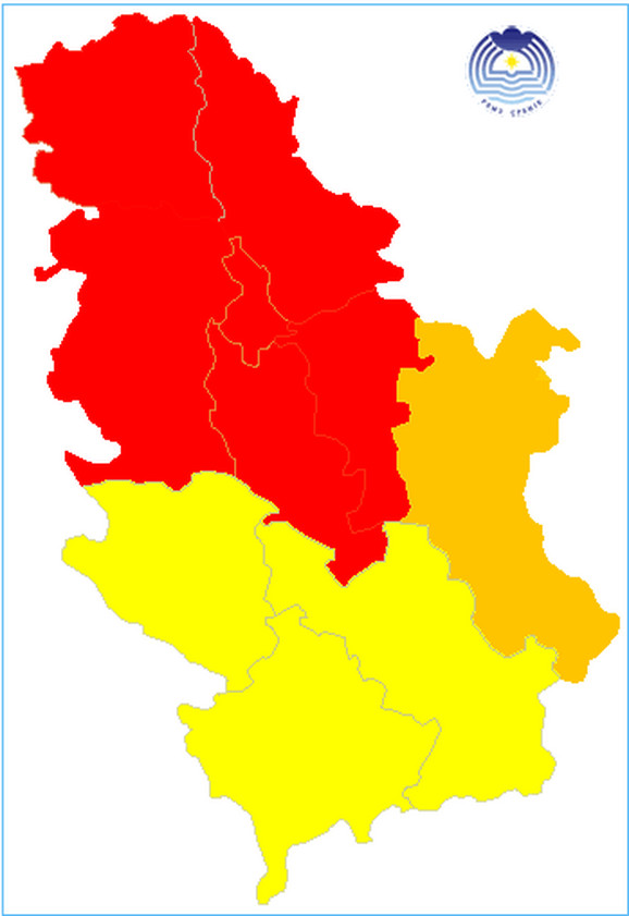 Meteoalarm za Srbiju