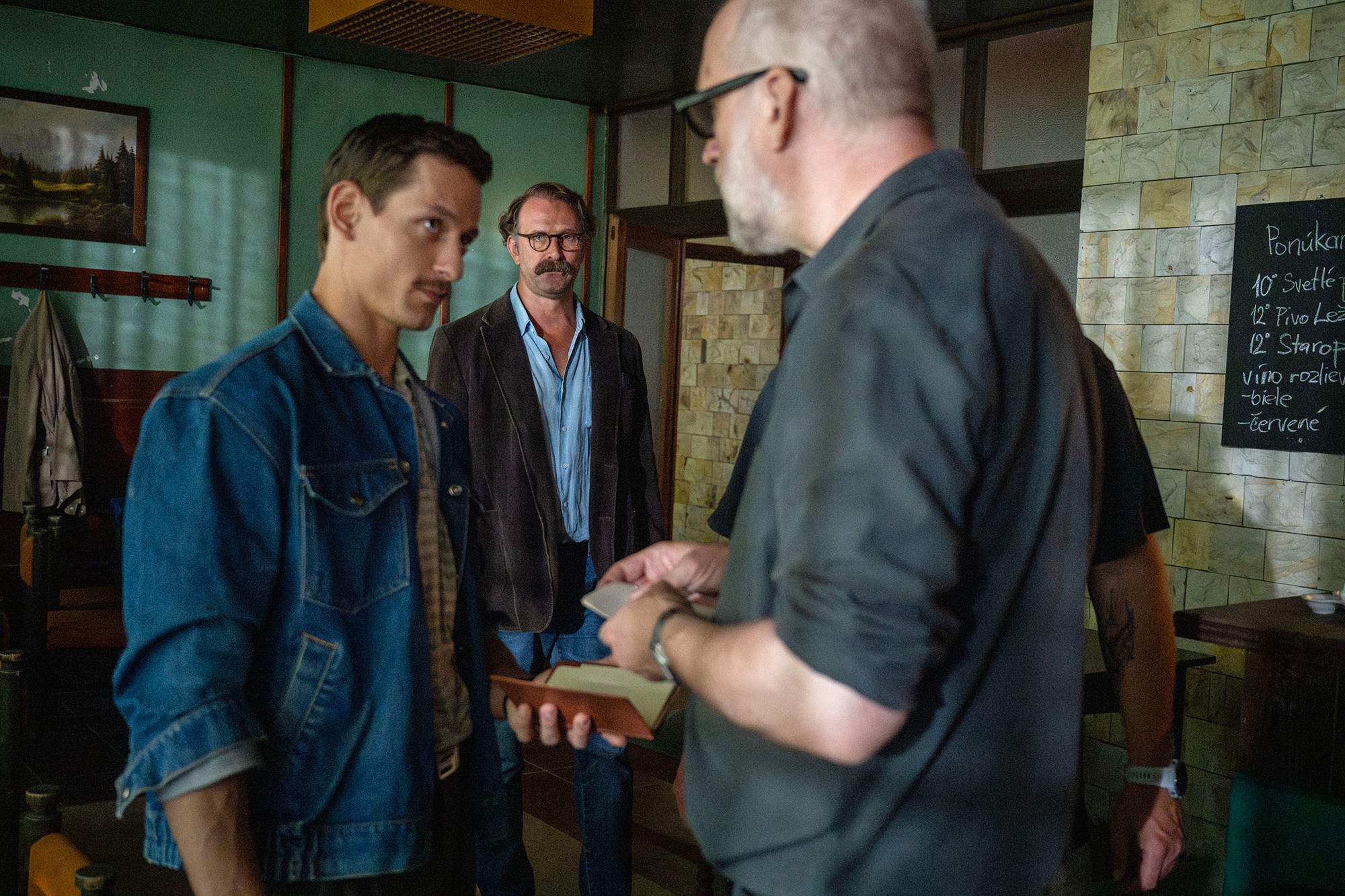 Tomáš Maštalír a Martin Klinčúch v pripravovanom filme Petra Bebjaka podľa Dominika Dána - Beštia.