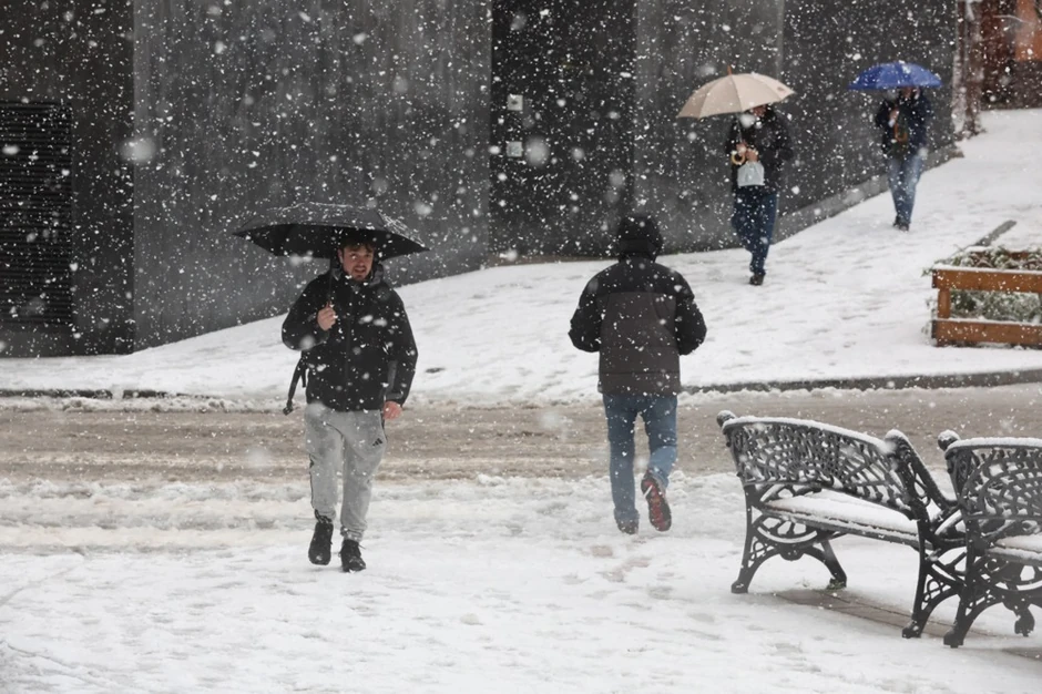 Sneg u Salamanki na severu Španije 28. januara