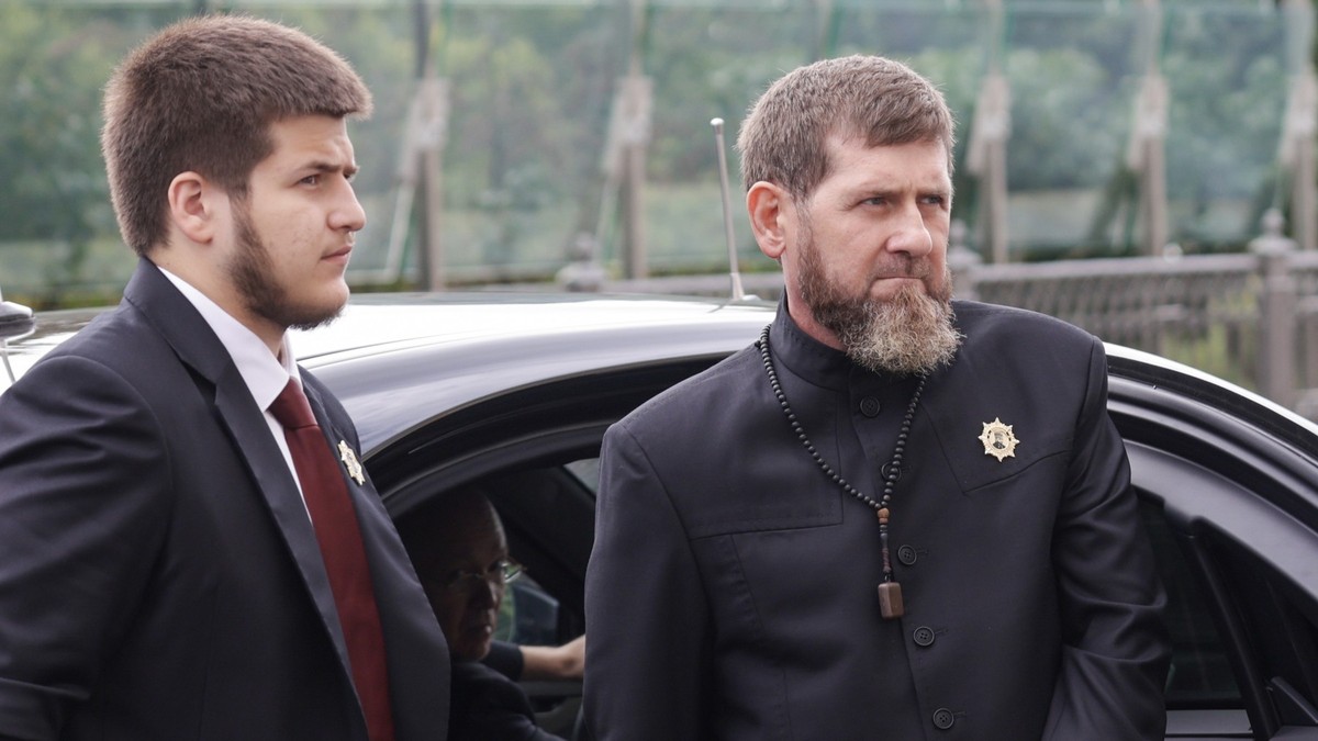 Ramzan Kadirov sa sinom Adamom 