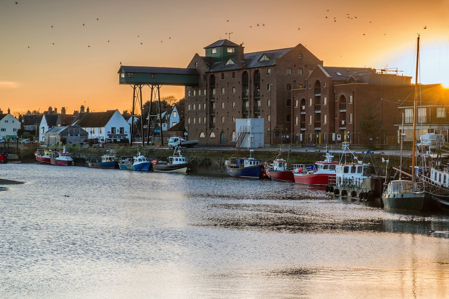 22. Wells Next the Sea Beach — Wells-next-the-Sea, Norfolk: "Such an atmospheric day at this lovely spot," one user wrote of the "secluded golden beach with a calm sea front lagoon."