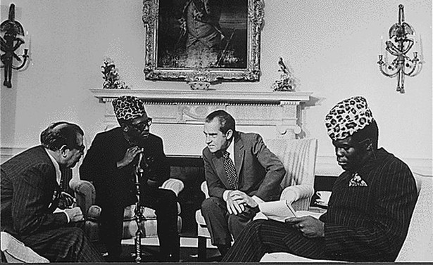 Mobutu Sese Seku of Zaire i Richard Nixon