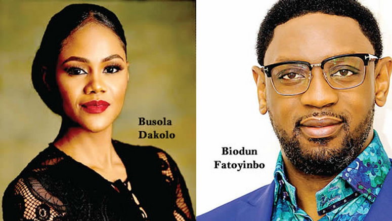 Busola Dakolo and Biodun Fatoyinbo (Punch)