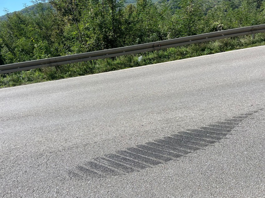 Mesto saobraćajne nesreće kod Ušća, Raška - Kraljevo