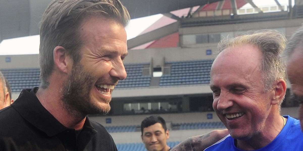 David Beckham, Dragomir Okuka