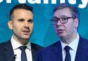 Aleksandar Vučić i Milojko Spajić