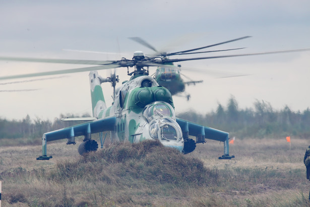 Incydent w okolicy Białej Podlaskiej. Wojskowy śmigłowiec Mi-24 uszkodzony