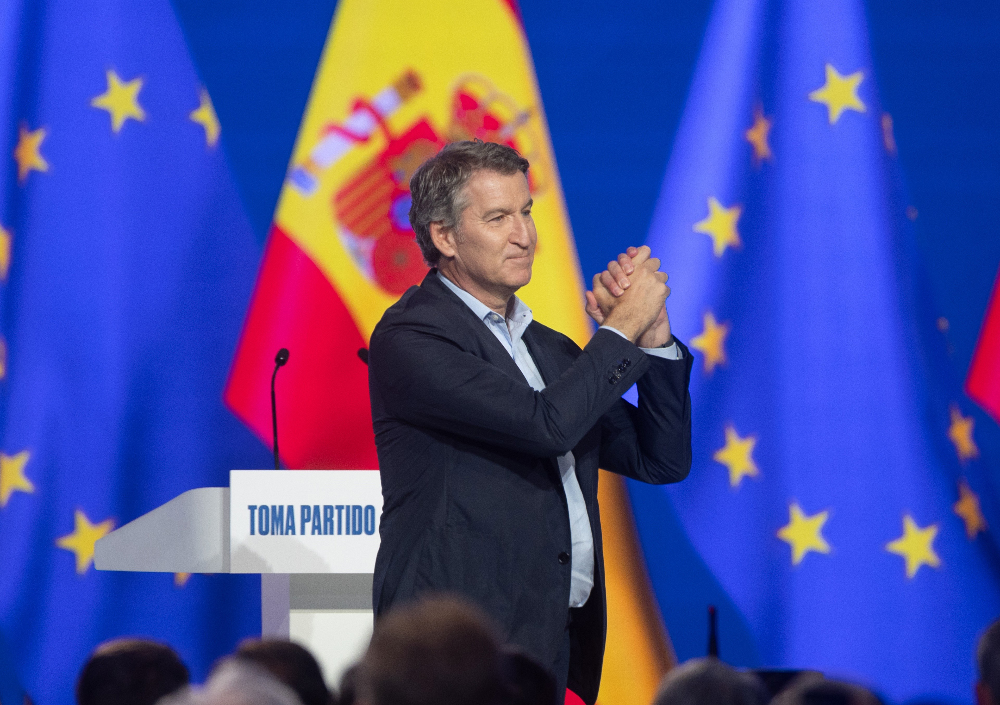 Feijóo promete Gobierno en solitario y solo veta a Bildu