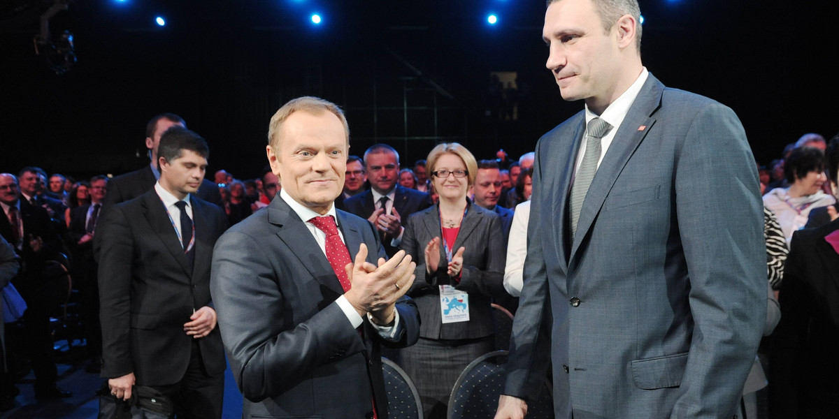 Donald Tusk, Witalij Kliczko