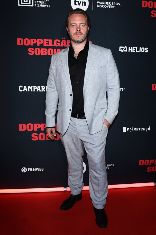 Tomasz Schuchardt na premierze filmu "Doppelganger. Sobowtór" we wrześniu 2023 r.