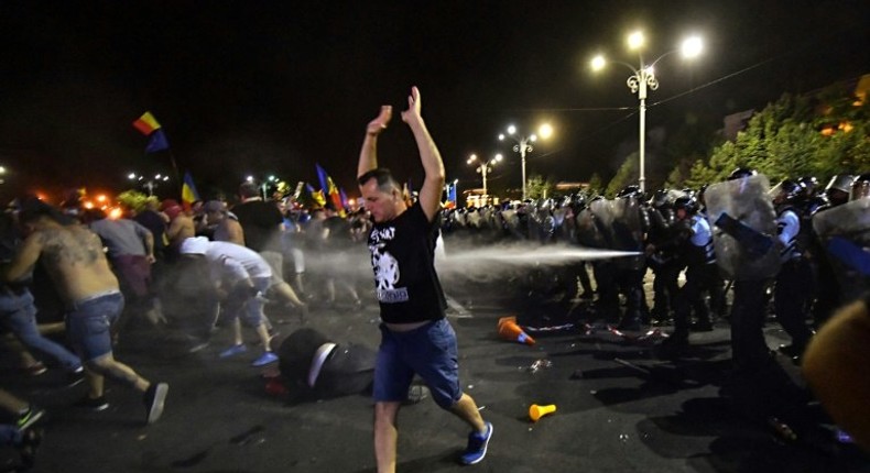 Last month's clashes between protesters and riot police left hundreds of people hurt including 30 officers