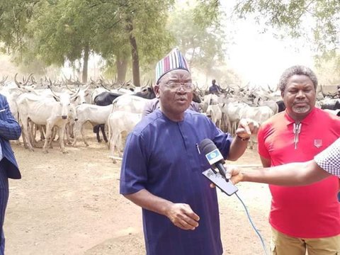 Governor Samuel Ortom couldn't cope with the herders in Benue (The Nation) 