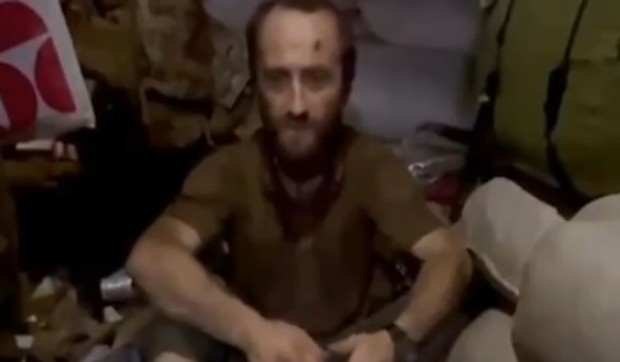 Ranjeni Ukrajinski vojnik