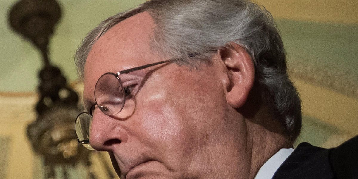 Mitch McConnell just had a brutal 24 hours