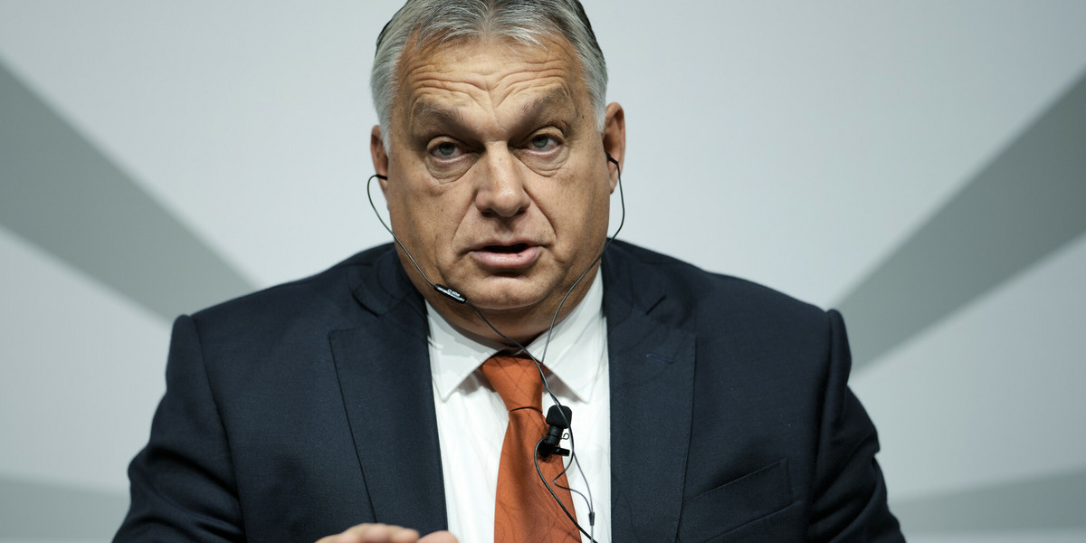 Viktor Orban w Berlinie, 11 października 2022 r.