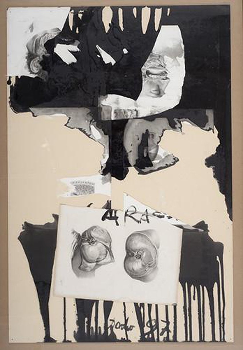 Dado Đurić "Bez naziva", kombinovana tehnika, početna cena: 5.000 evra