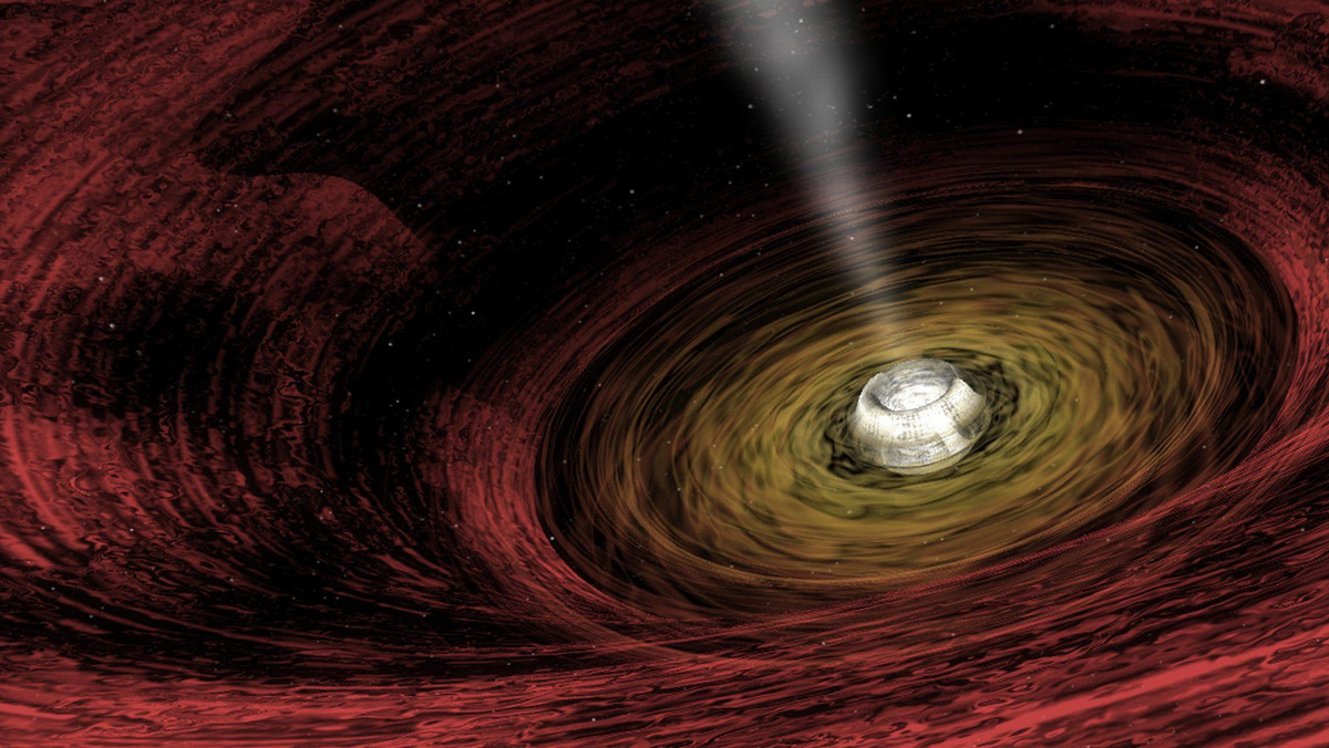 Astronomowie amerykańscy po raz pierwszy obserwowali niezwykłe zjawisko "pożarcia" przez czarną dziurę gwiazdy wielkości Słońca, któremu towarzyszy trwająca od 2,5 miesiąca do dzisiaj silna emisja cząstek o wysokiej energii, w tym promieni gamma - poinformował w czwartek naukowy magazyn "Science" w swym wydaniu internetowym.