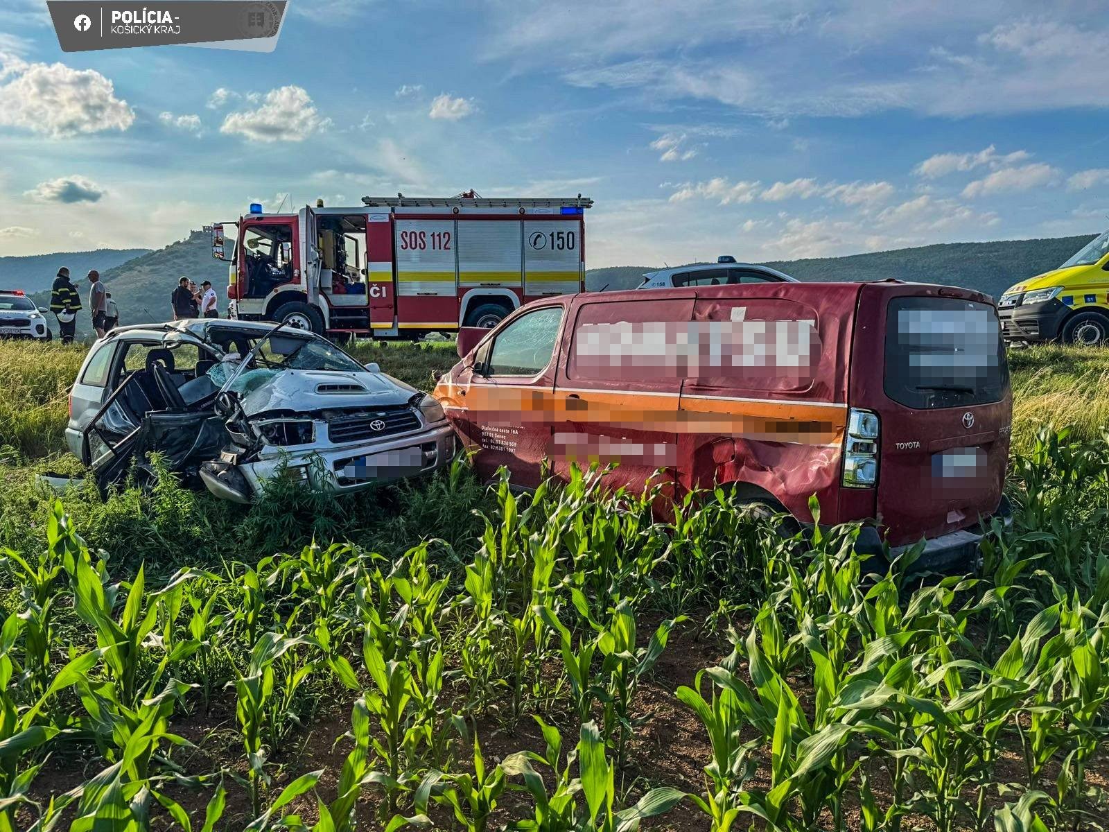 Vážna dopravná nehoda.