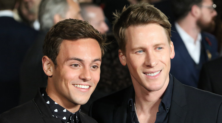 Tom Daley és vőlegénye, Dustin Lance Black 2014 óta vannak együtt/Fotó:Northfoto