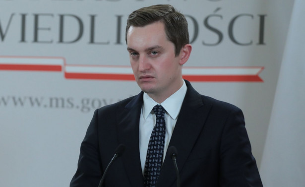 Wiceminister sprawiedliwości Sebastian Kaleta