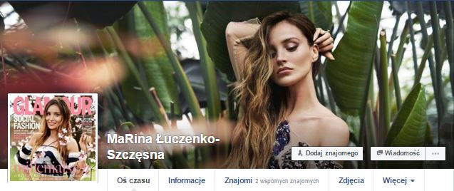 Screen z Facebooka Mariny Łuczenko
